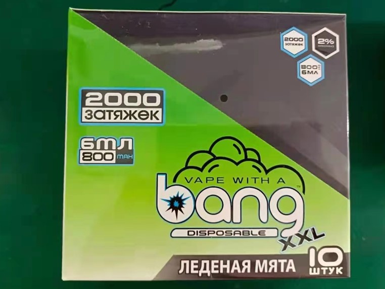 Bang XXL с русской упаковкой и 2% никотина